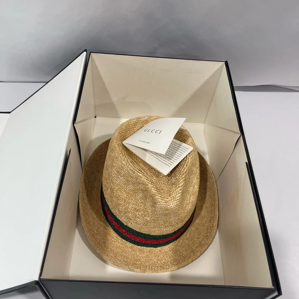 Gucci Straw Fedora - Picture 5 of 7